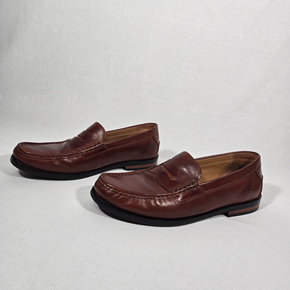 COLE HAAN  American Iconic Heritage Classic Brown Penny  Loafers Men's Size12 M. - Picture 3 of 17